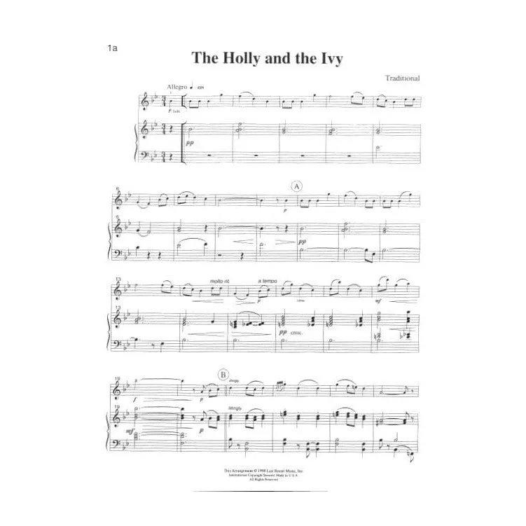 Kelley 18 Traditional Christmas Solos Noten Flöte Violine