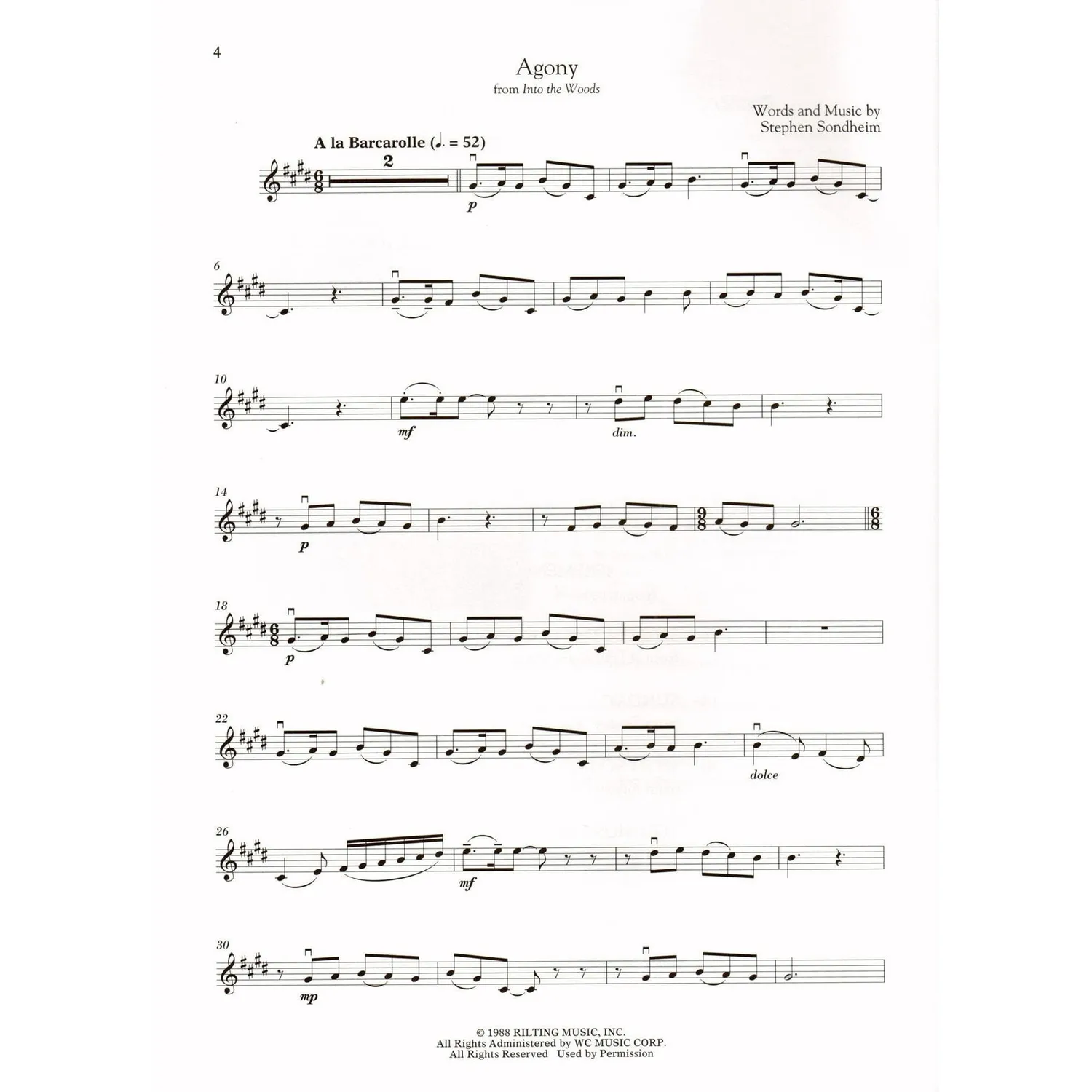 Hal Leonard Sondheim Classical Players Violine Klavier Noten