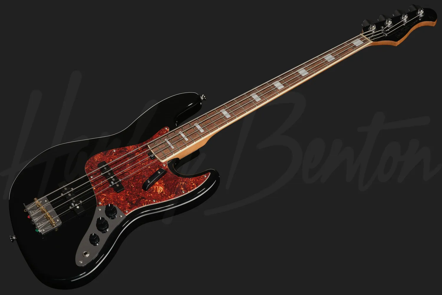 Harley Benton Pro Series MV-4JB E-Bass Black 4-saitig