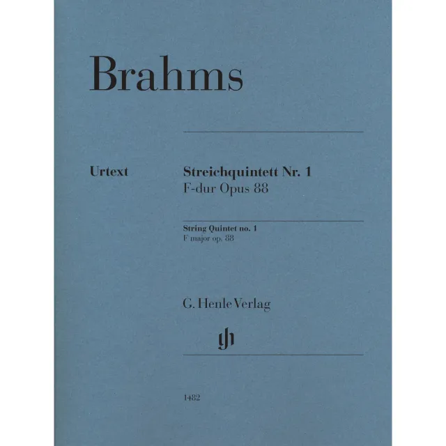 Shar Music Streichquintett Nr 1 Brahms Noten Henle Urtext
