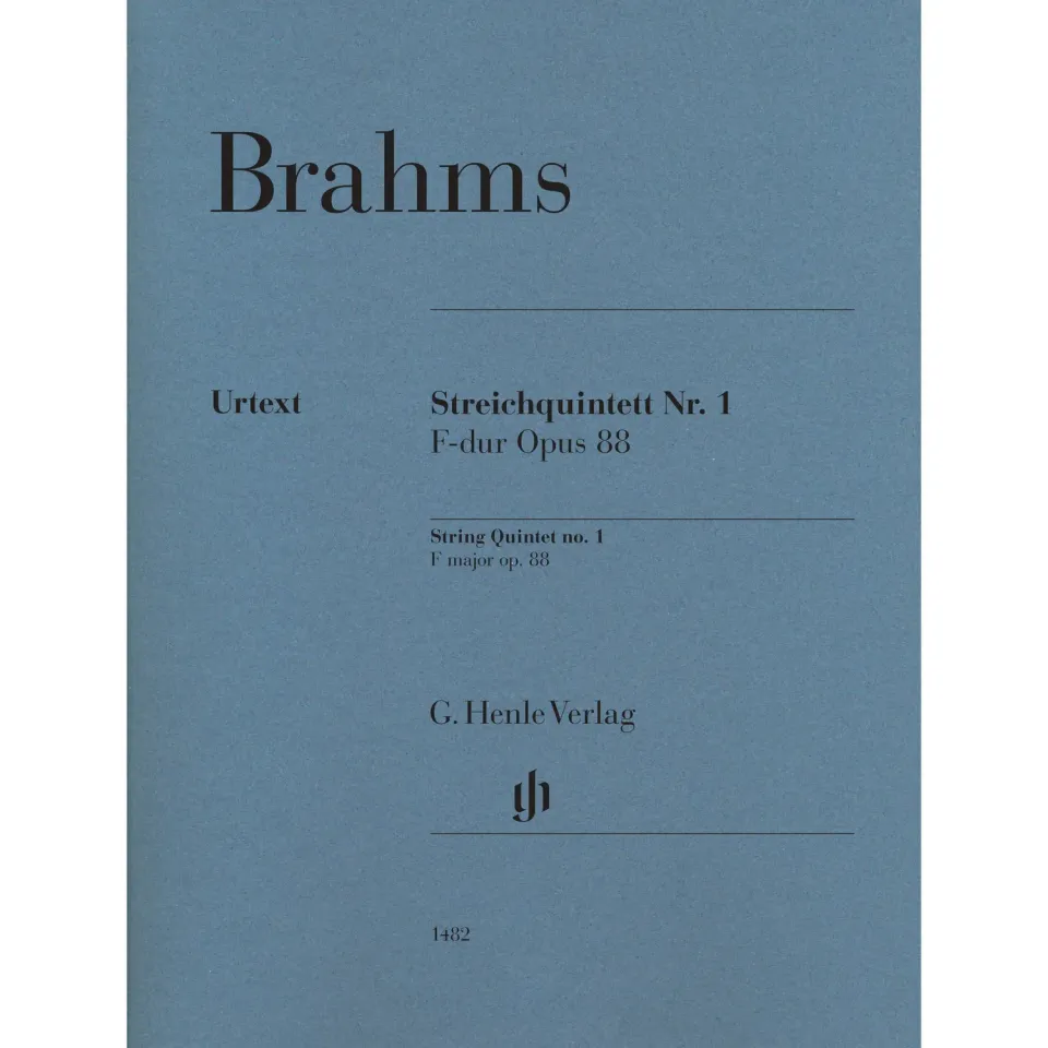 Shar Music Streichquintett Nr 1 Brahms Noten Henle Urtext