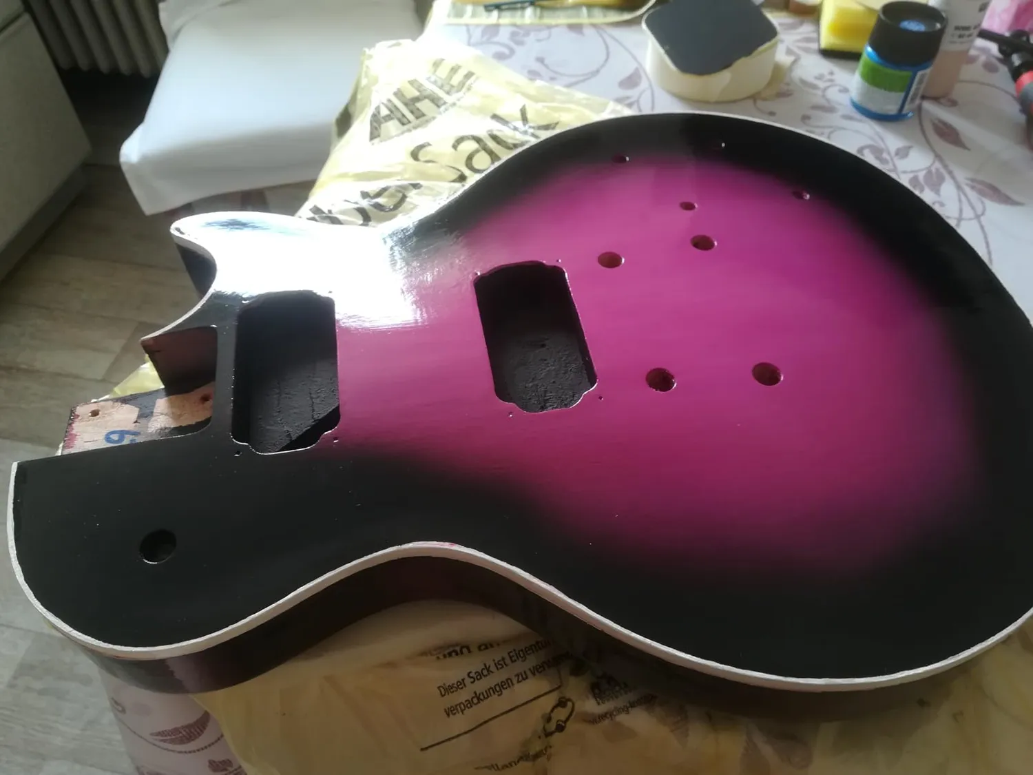 Rocktile Single Cut E-Gitarren-Bausatz Mahagoni Humbucker