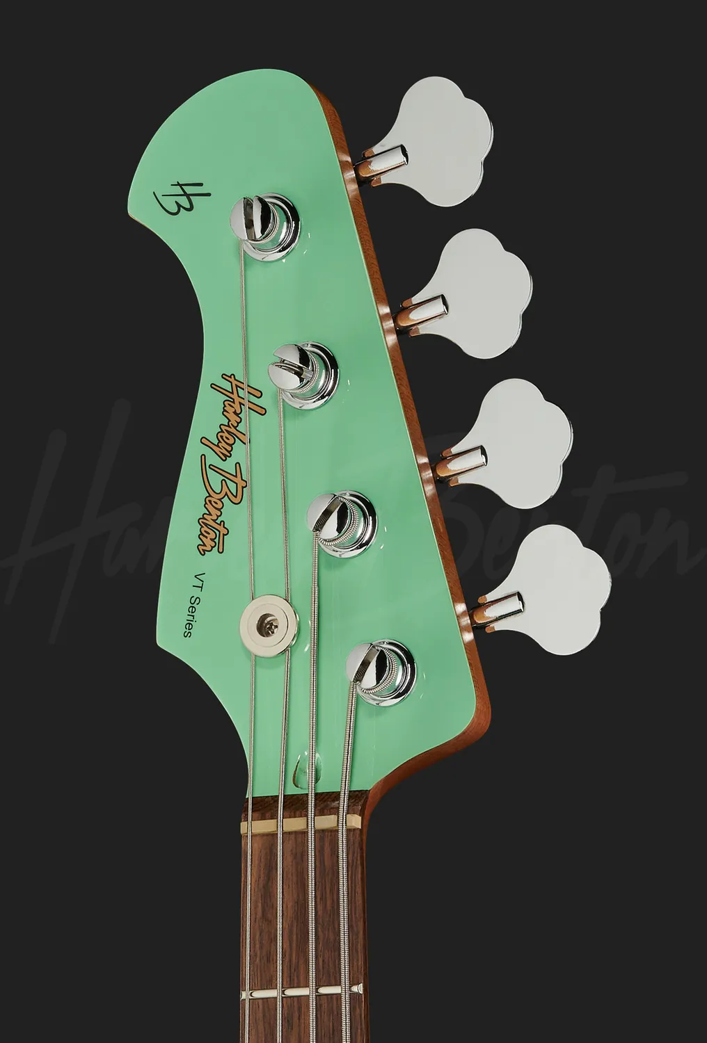 Harley Benton JB-62 LH E-Bass Linkshänder Seafoam Green