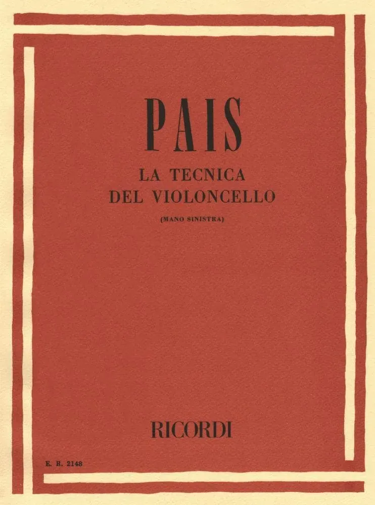 Ricordi Pais Technica Violoncello Cello Technik