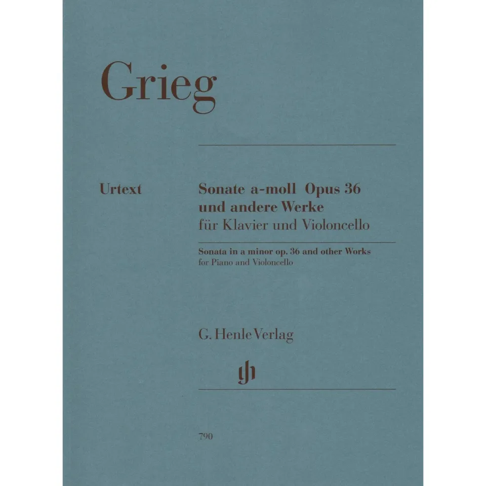 Henle Grieg Sonate a-Moll op. 36 Cellonoten Klavier