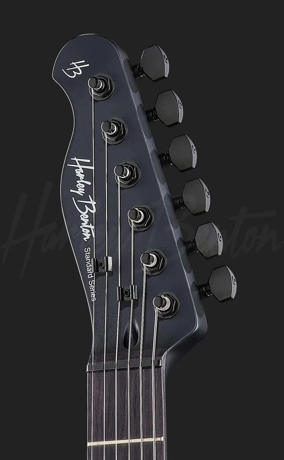 Harley Benton Student TE-20HH LH E-Gitarre Black Satin Humbucker