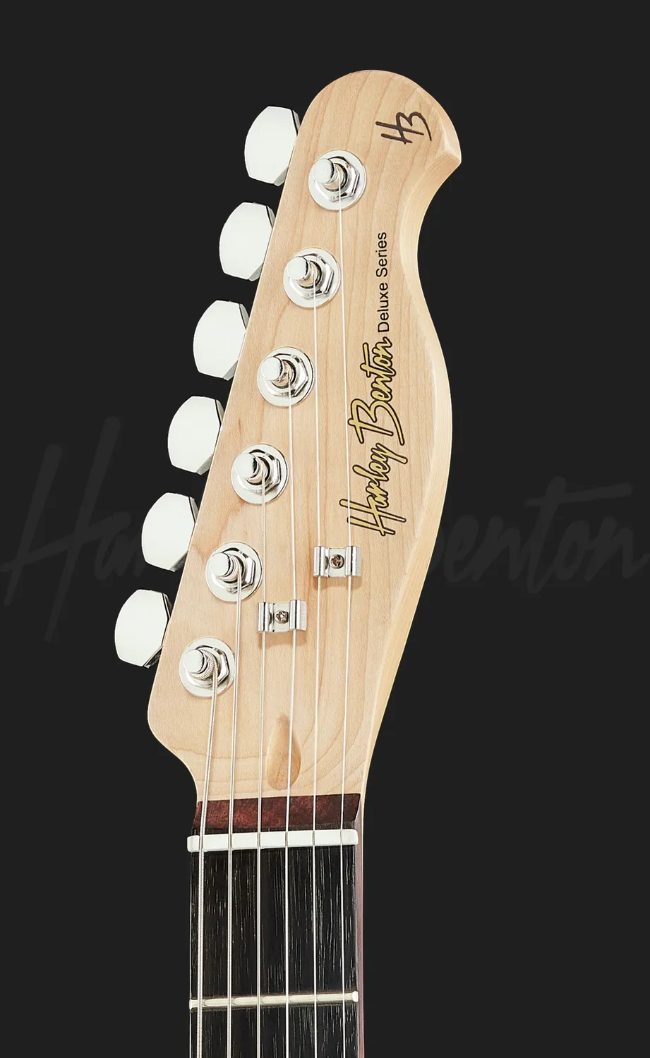 Harley Benton Classic Series TE-90QM E-Gitarre Trans Red P90