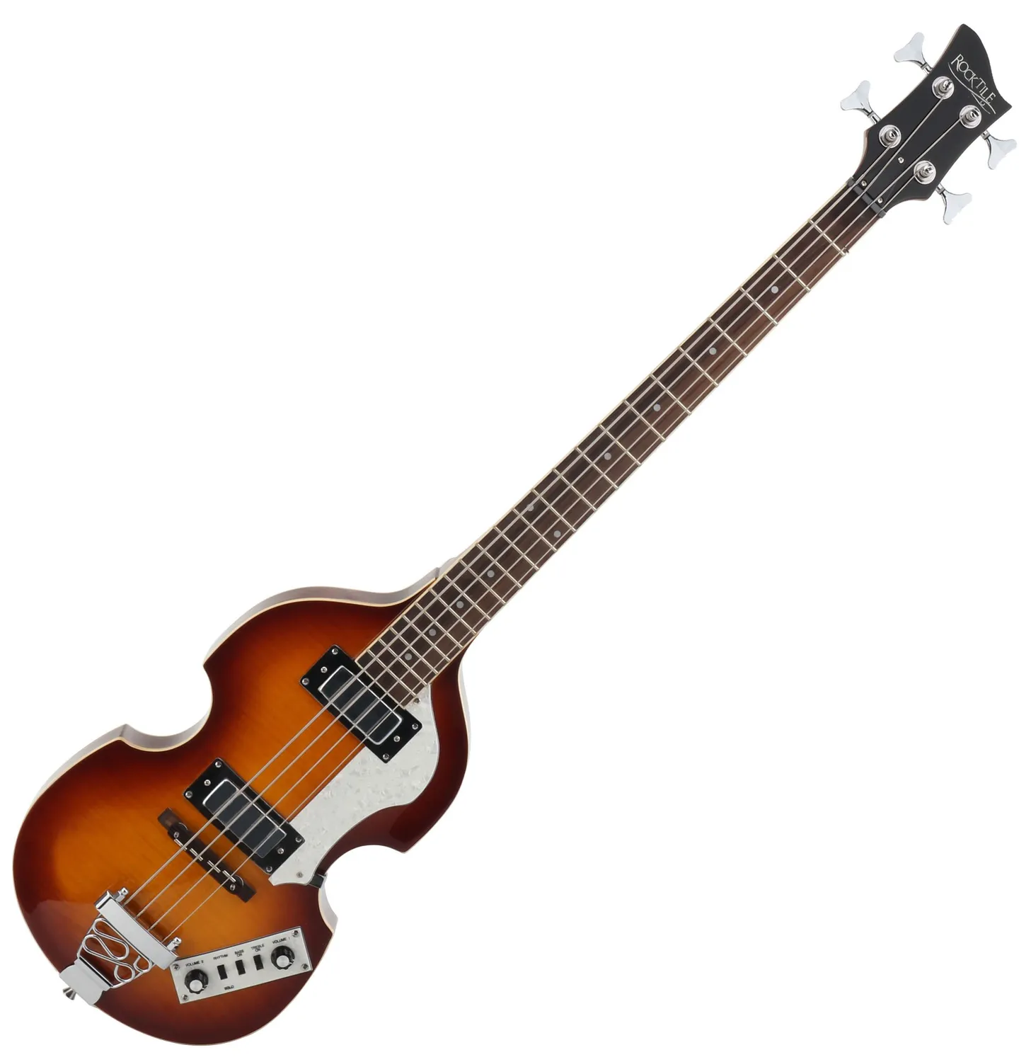Rocktile VB-1 Sir Paul Violinbass Hollowbody Sunburst