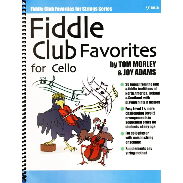 Shar Music Fiddle Club Favorites Notenheft Cello 30 Stücke