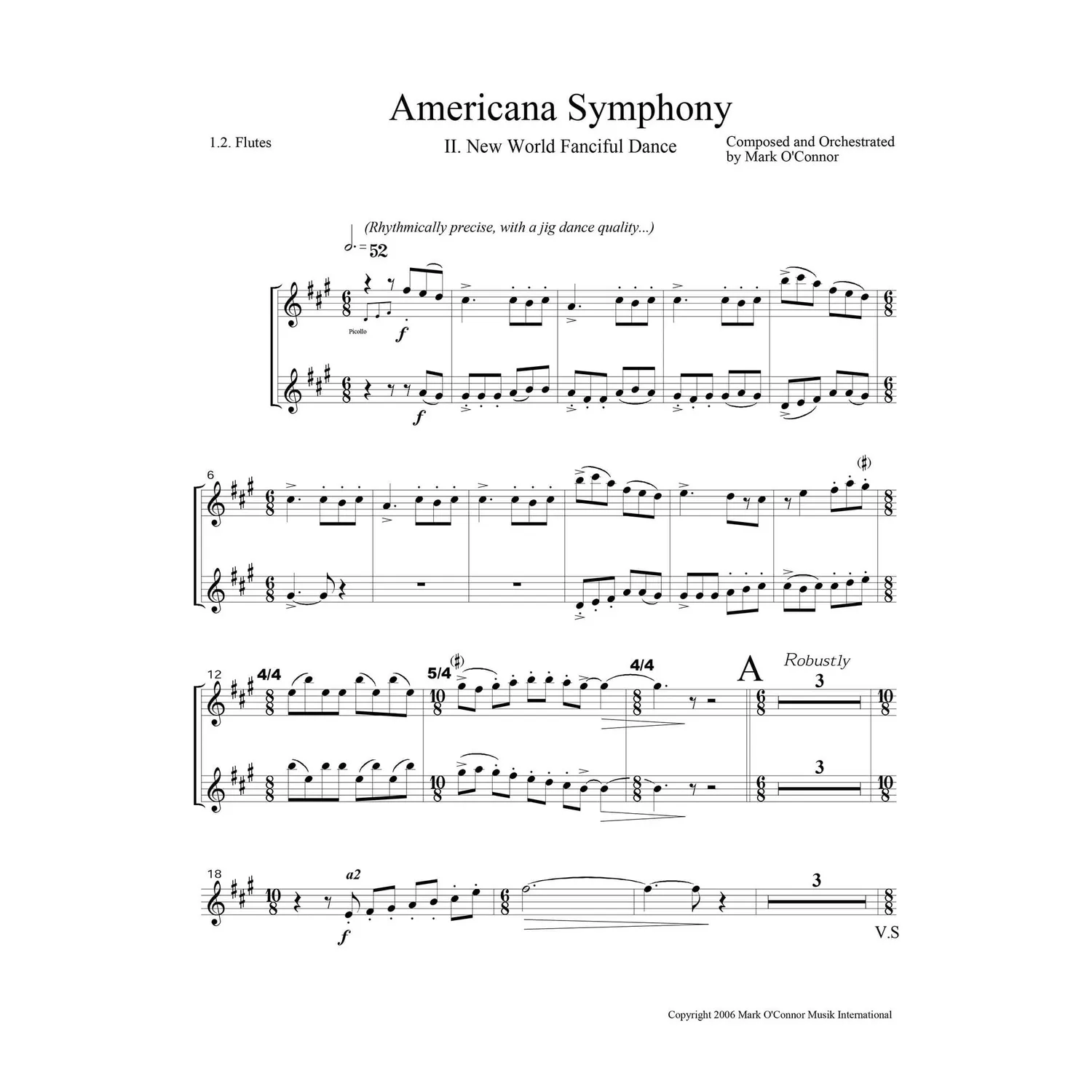 O'Connor Americana Symphony Bläsernoten Download
