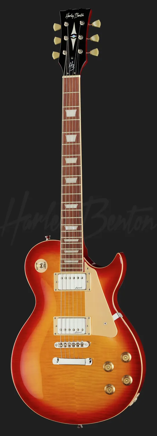 Harley Benton Deluxe Series SC-450Plus CB E-Gitarre Cherry Burst