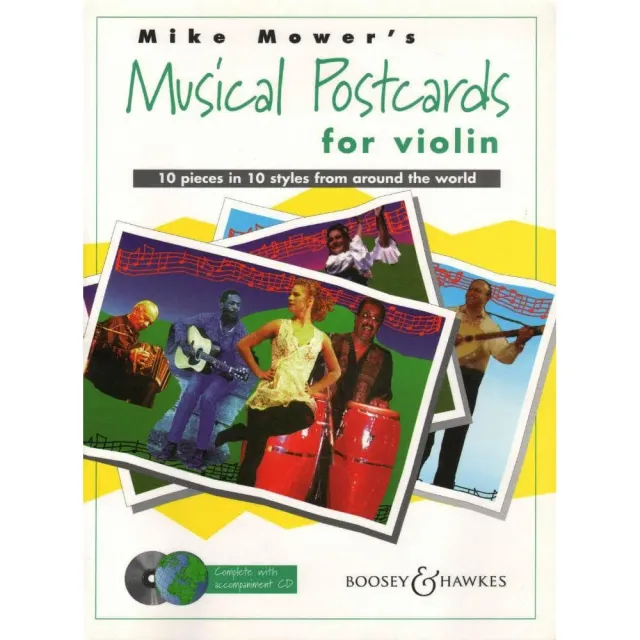 Shar Music Musical Postcards Violine Noten mit CD 10 Stücke