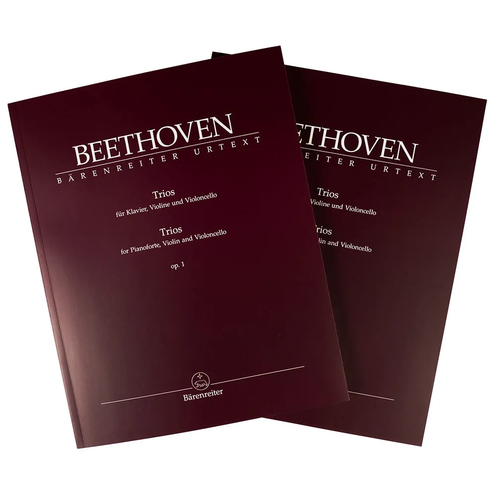 Beethoven Klaviertrios op. 1 Noten Klavier Violine Violoncello Urtext