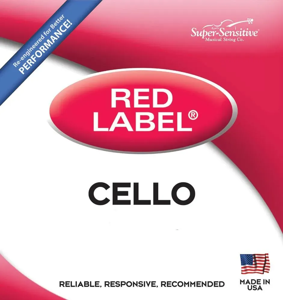 Super-Sensitive Red Label Cello D-Saite 4/4