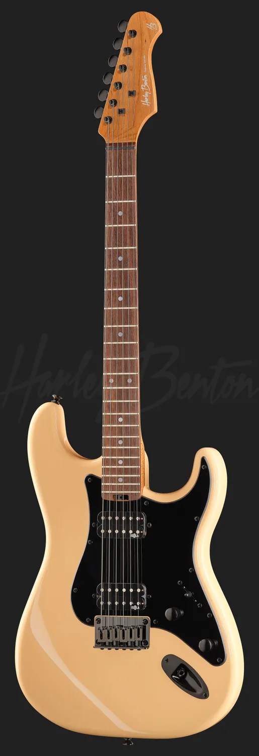 Harley Benton ST-Modern HH DM E-Gitarre Desert Metallic