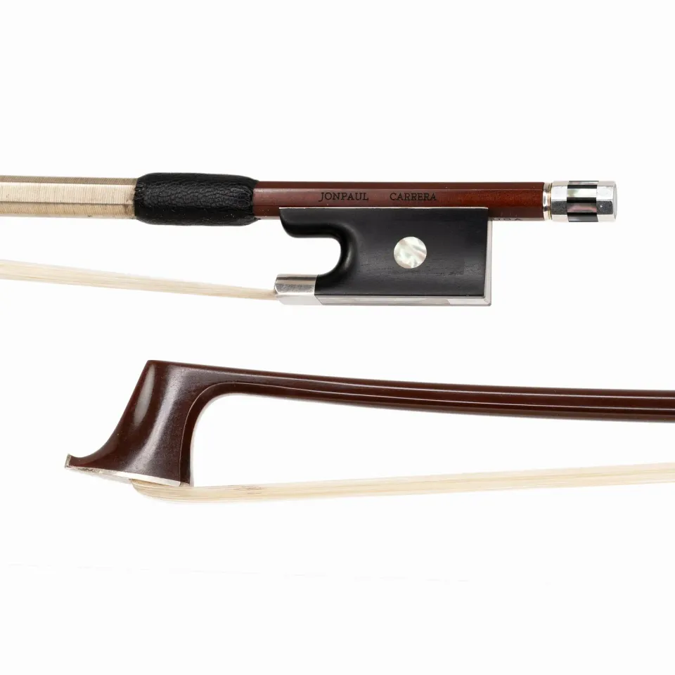 JonPaul Carrera Geigenbogen Carbon Ebenholz Silber