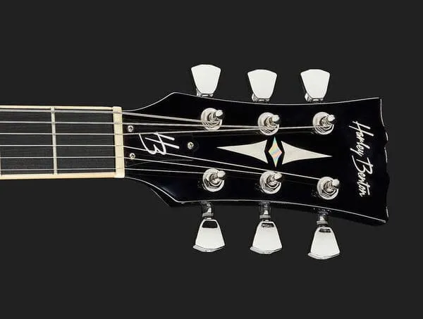 Harley Benton Vintage SC-450 BK E-Gitarre schwarz Humbucker