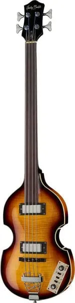 Harley Benton BeatBass FL VS Fretless-Bass Sunburst
