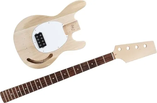 Rocktile MM-Style E-Bass Bausatz Paulownia natur