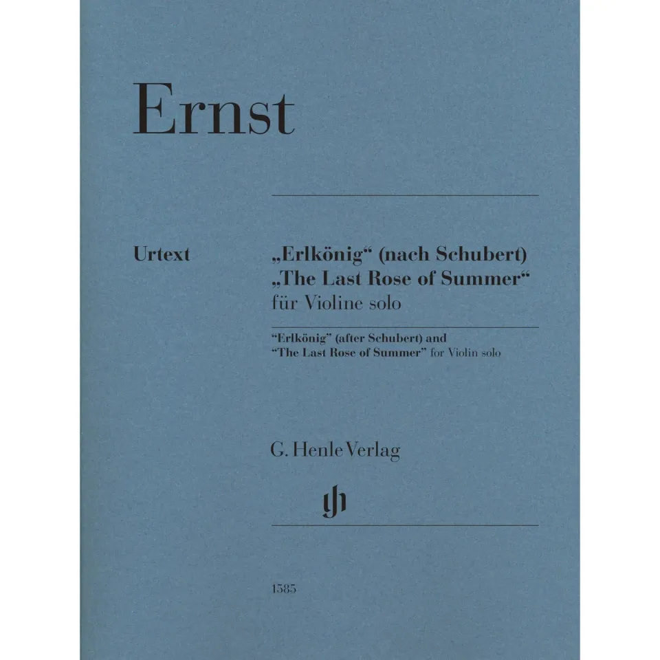 Henle Ernst Erlkönig Last Rose Noten Violine solo