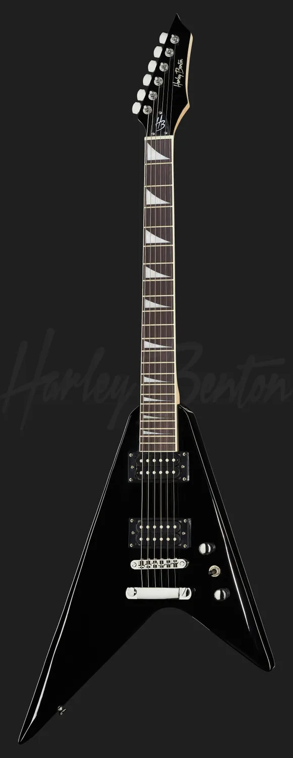 Harley Benton Rock Series RX-10 BK E-Gitarre schwarz