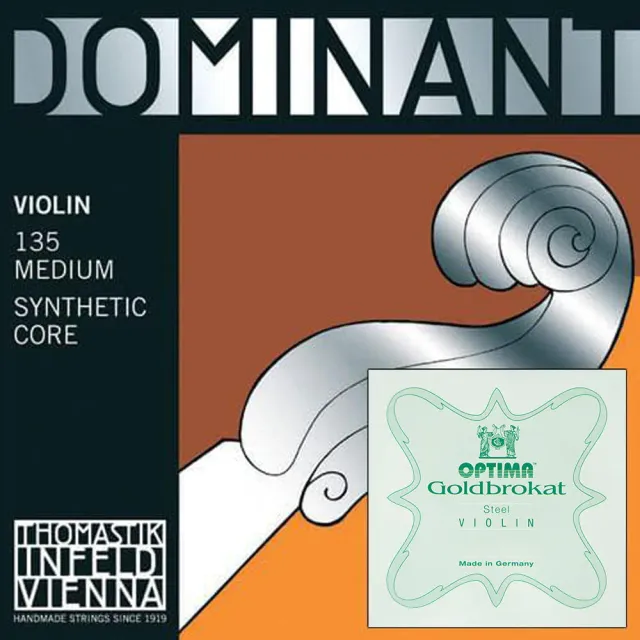 Shar Music Dominant Violin Saitensatz 4/4 Goldbrokat E