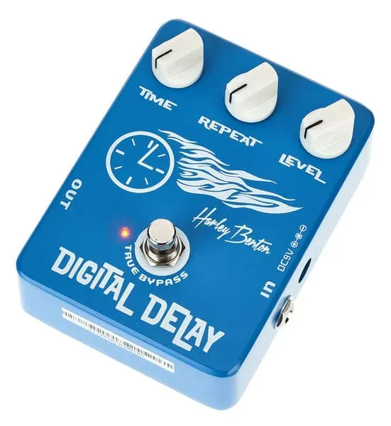 Harley Benton Digital Delay Effektpedal warm analog