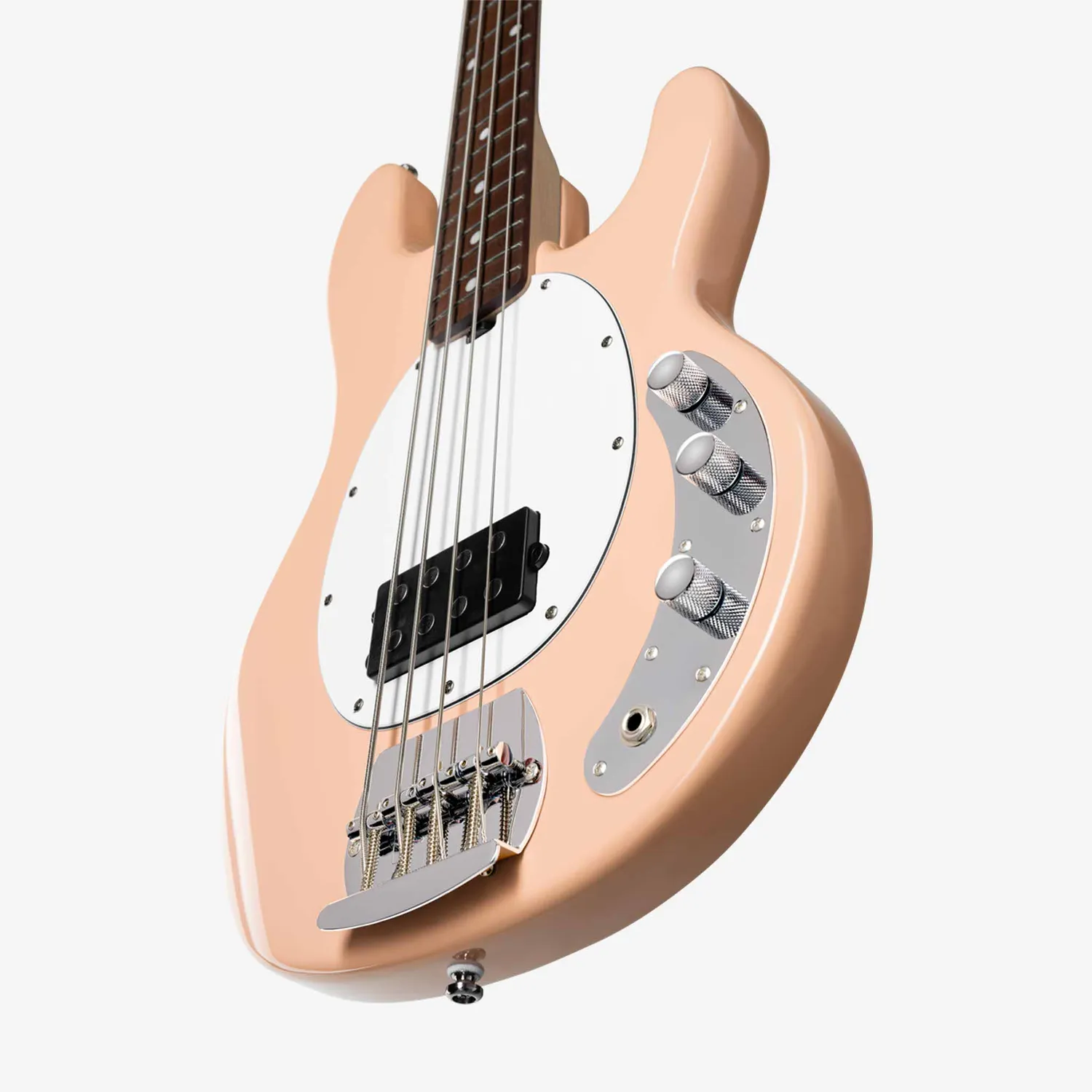 Sterling SUB StingRay RAY4 E-Bass Pueblo Pink aktiv