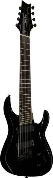 Harley Benton Progressive R-458BK E-Gitarre 8-saitig
