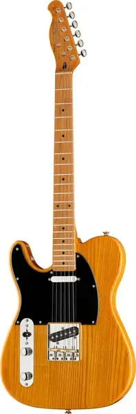 Harley Benton TE-52 LH NA E-Gitarre Natur Esche