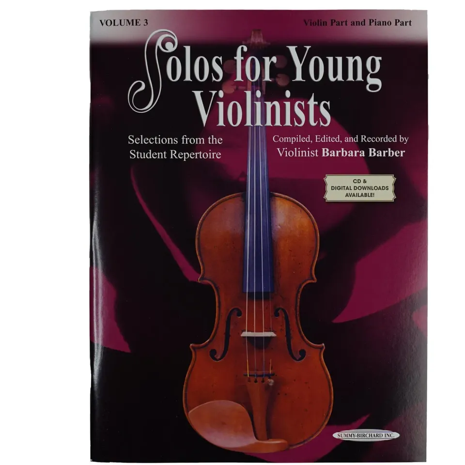Barbara Barber Solos for Young Violinists Volume 3 Violinenoten