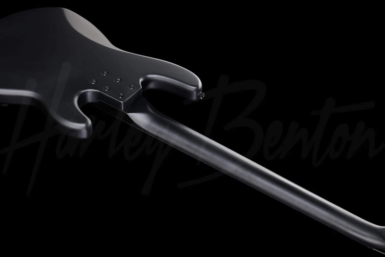 Harley Benton MB-4LH E-Bass Linkshänder Satin Black