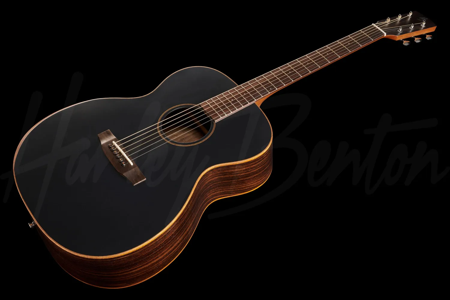 Harley Benton Custom Line CLO-70SR SBK Westerngitarre schwarz