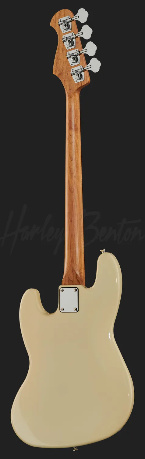 Harley Benton Vintage JB-62CC E-Bass Olympic White Linde