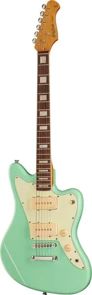 Harley Benton Classic JA-60CC E-Gitarre Seafoam Green Offset