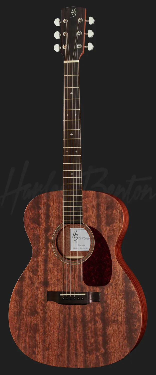 Harley Benton Custom Line CLA-15M Westerngitarre Mahagoni