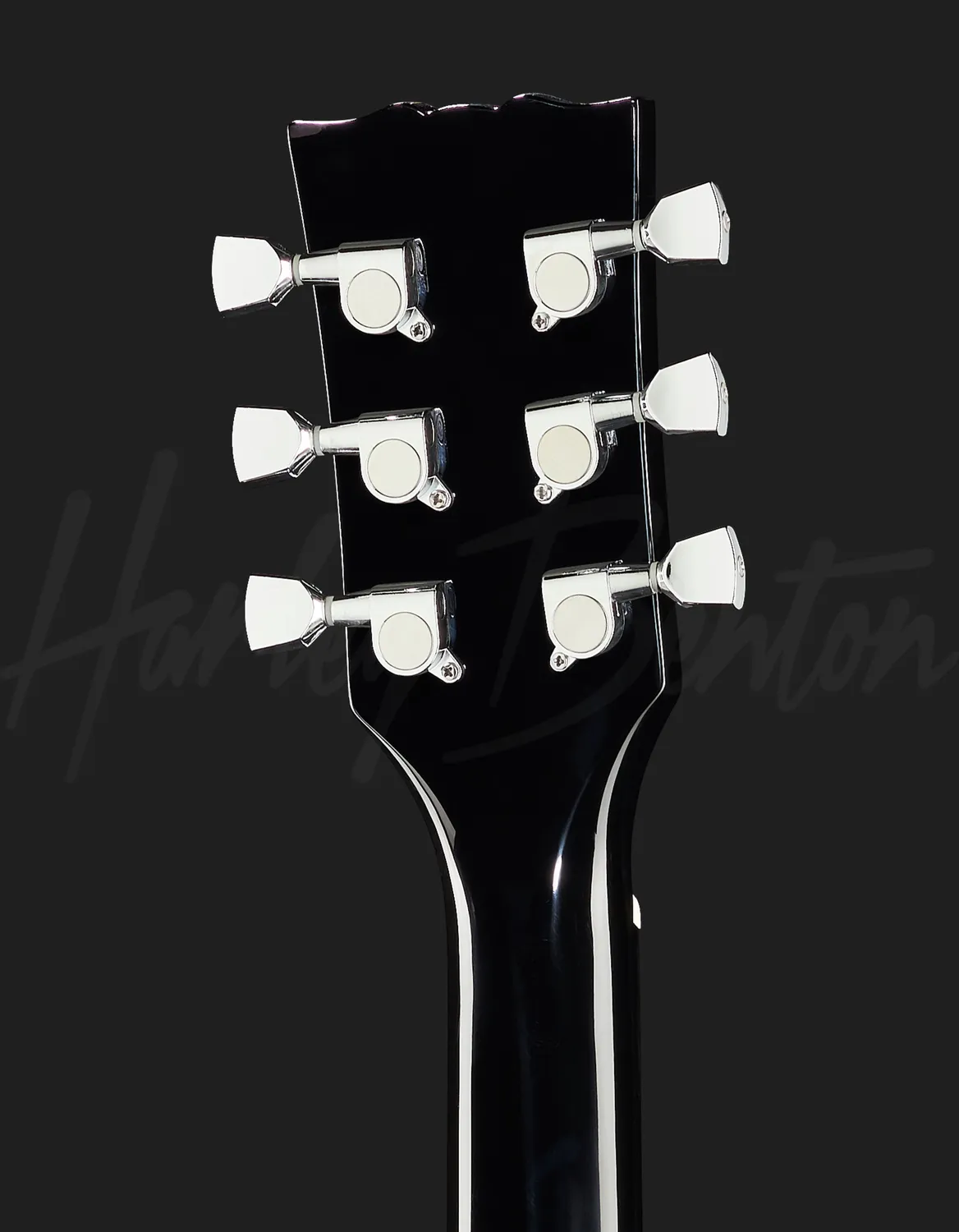 Harley Benton SC-200LH E-Gitarre Linkshänder Schwarz 628mm