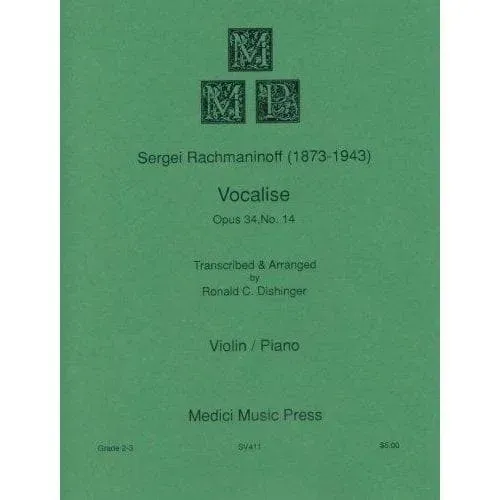 Rachmaninoff Vocalise op.34 Nr.14 Violine Klavier