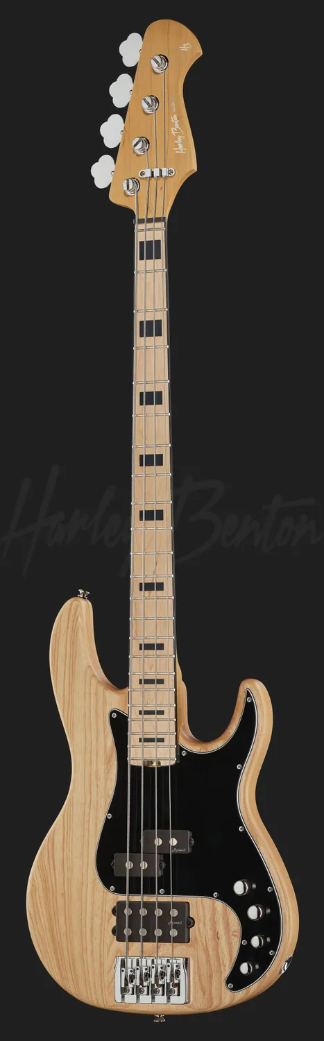 Harley Benton Pro Series Enhanced MP-4MN E-Bass Natural Ahorn