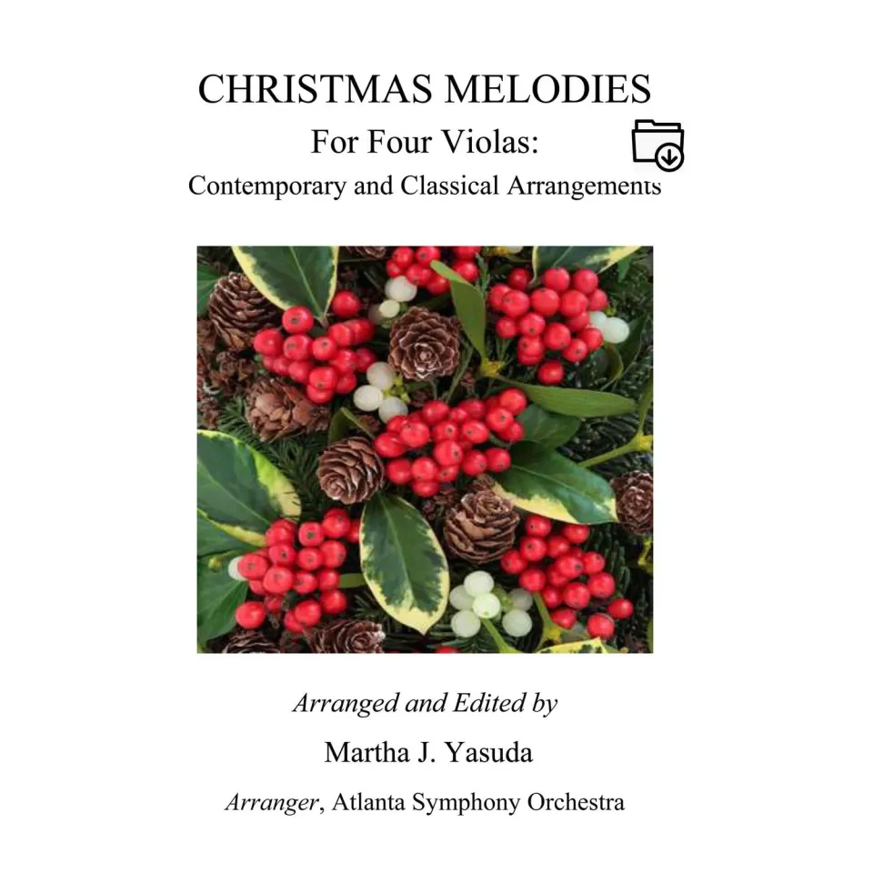 Yasuda Christmas Melodies Vol.I Noten 4 Bratschen Download