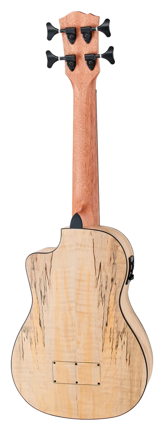 Harley Benton Standard UkeBass U-Bass Geflammter Ahorn EQ