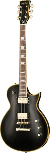 Harley Benton SC-Custom III E-Gitarre Vintage Black Tesla