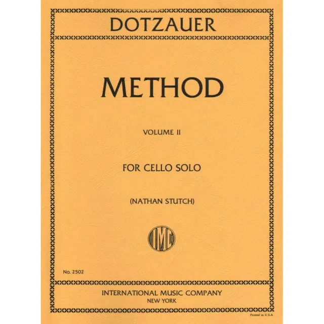 International Dotzauer Cello-Schule Vol.2 Noten Stutch