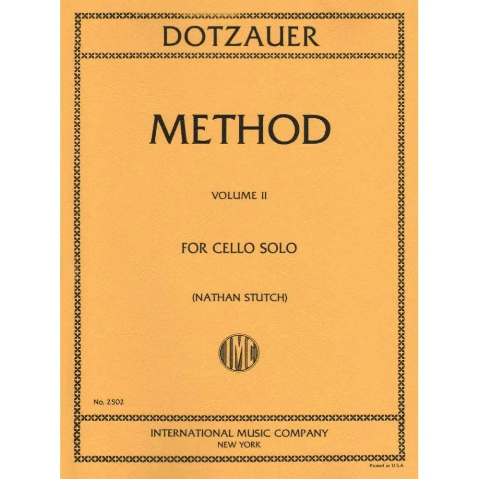 International Dotzauer Cello-Schule Vol.2 Noten Stutch