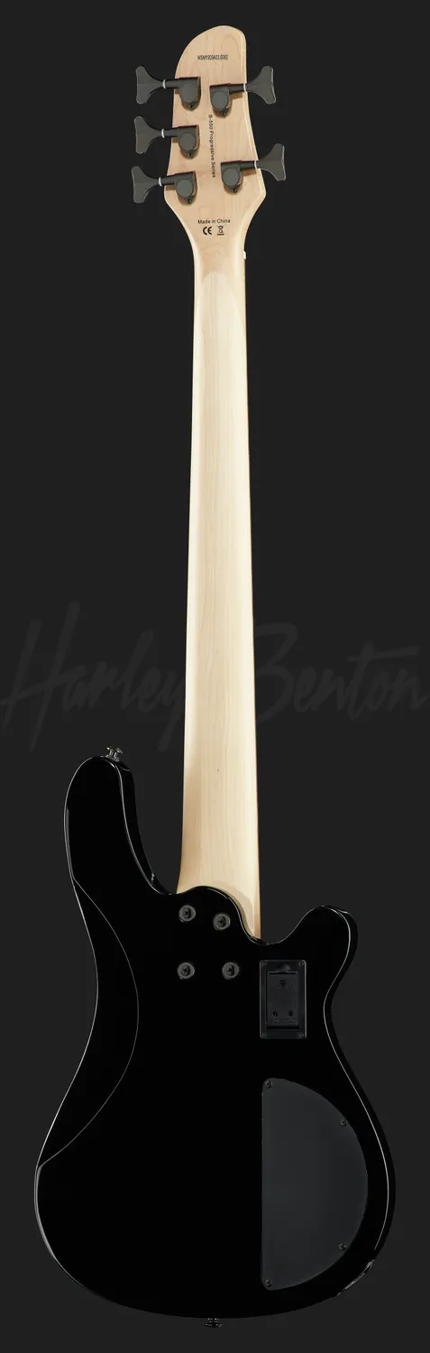 Harley Benton Pro B-550LH E-Bass 5-Saiter BK aktiv