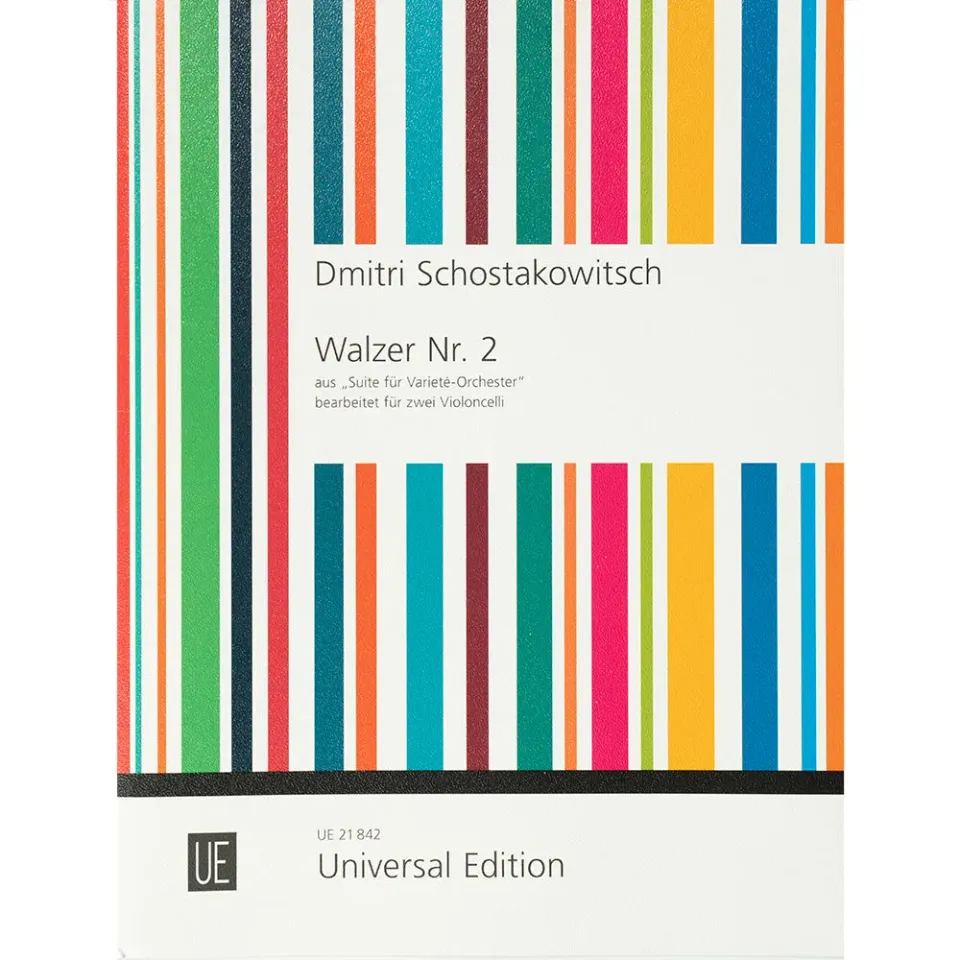 Schostakowitsch Walzer Nr 2 Celloduett Noten 2 Celli