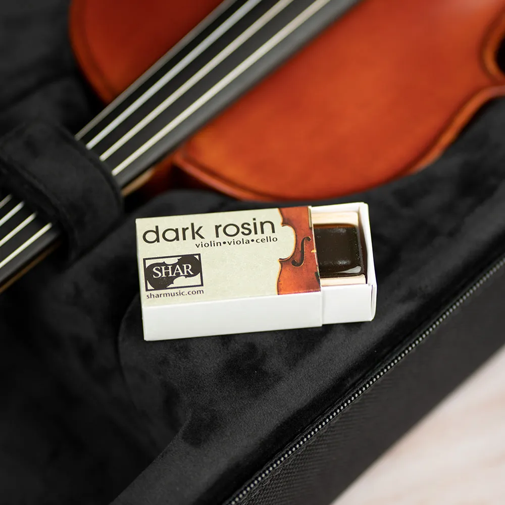 Shar Music Dark Wood Block Kolophonium dunkel