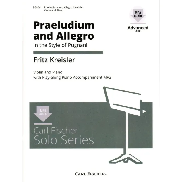 Shar Kreisler Praeludium and Allegro Noten Violine mit Audio