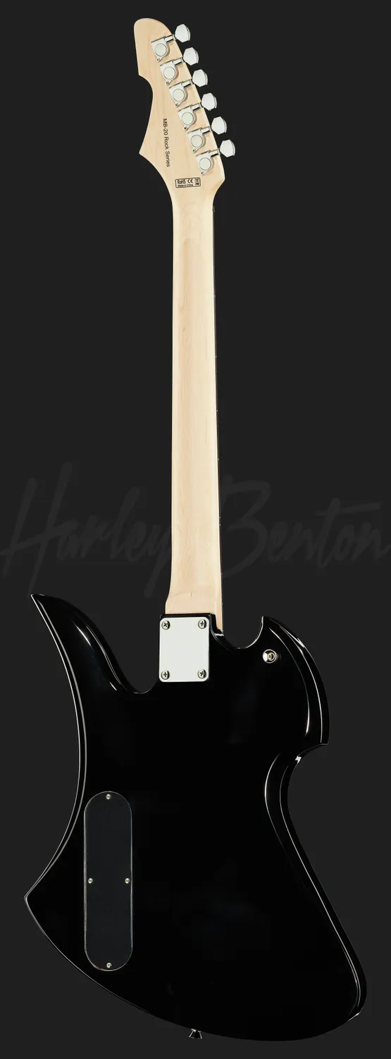 Harley Benton Student MB-20 Black E-Gitarre Schwarz High-Gain