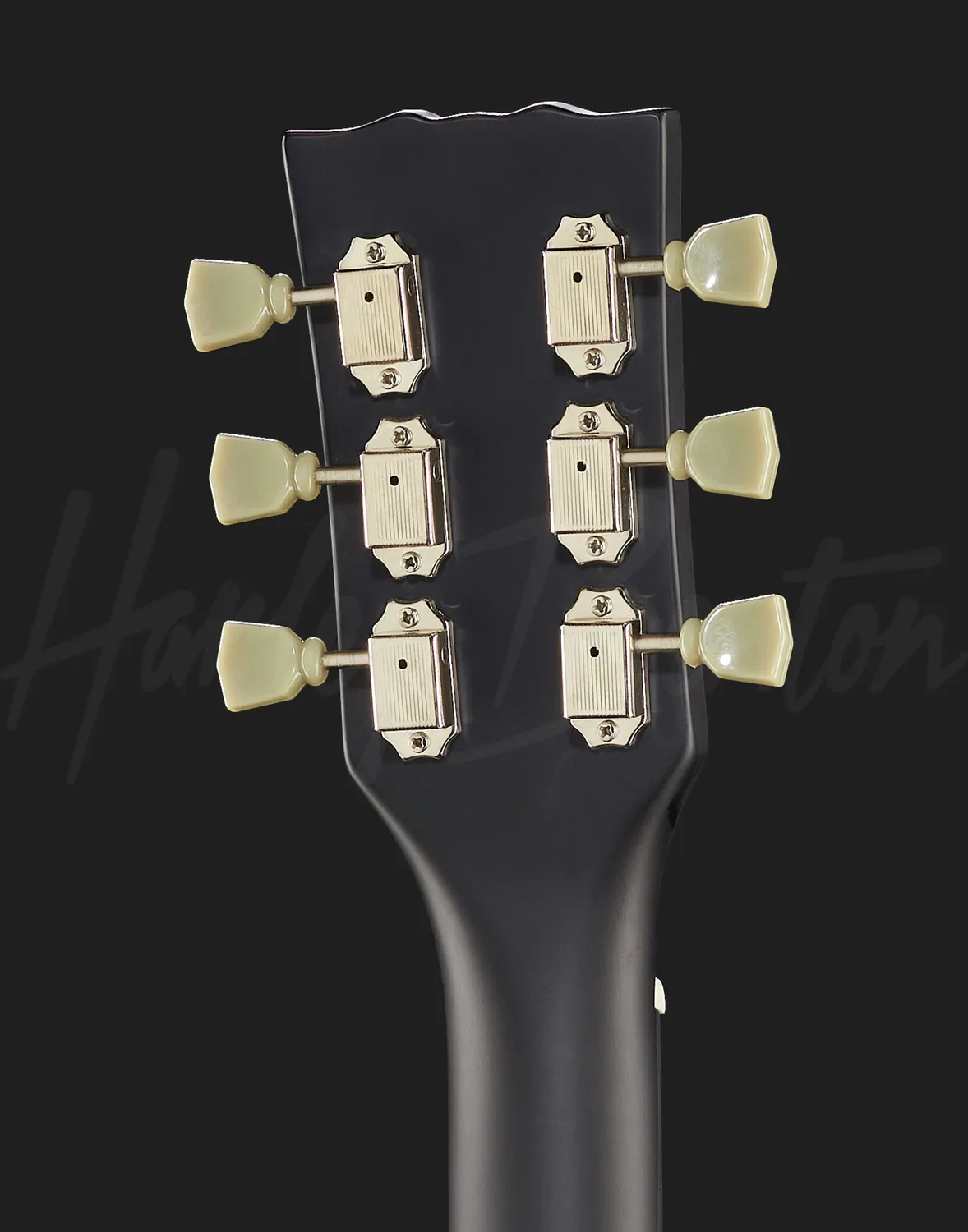 Harley Benton Vintage SC-400 SBK E-Gitarre Schwarz matt